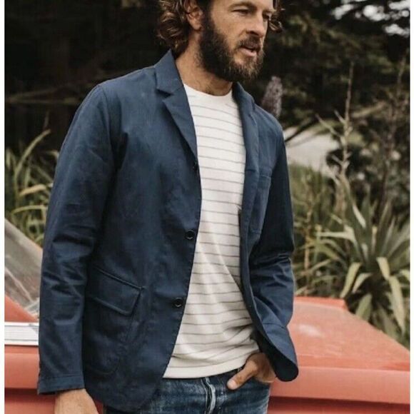 Taylor Stitch Navy Blue Lightweight Jacket - Picture 5 of 14